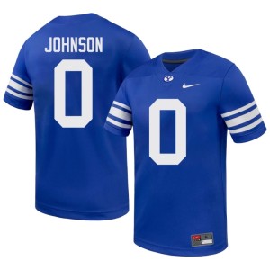 Evan Johnson #0 Cougar Nation College Football Mens Royal Alumni Jersey 836258-642