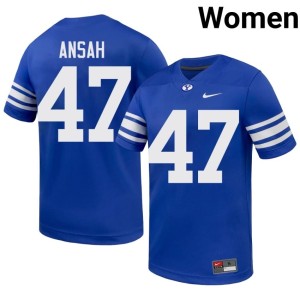 Ezekiel Ansah Women's #47 Royal 2026-27 Cougs College Football Jersey 142024-700