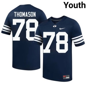 Ethan Thomason Youth College Football Navy NCAA Cougs #78 Jerseys 228101-748