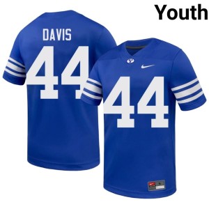 Josh Davis College Football Brigham Young University Cougars 2026 Royal Youth #44 Jersey 488291-154