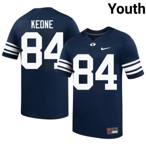 Kila Keone Youth Navy Game Brigham Young University College Football #84 Jerseys 991876-763