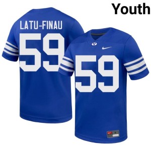 Siosiua Latu-Finau Player The Cougars #59 Royal College Football Youth Jersey 159221-887