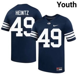 Rayden Heintz College Football Replica Cougar Nation Navy #49 Youth Jersey 881333-143